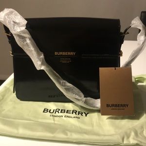 Burberry Large Leather Grace Bag